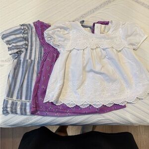 Bundle of three toddler girl tops